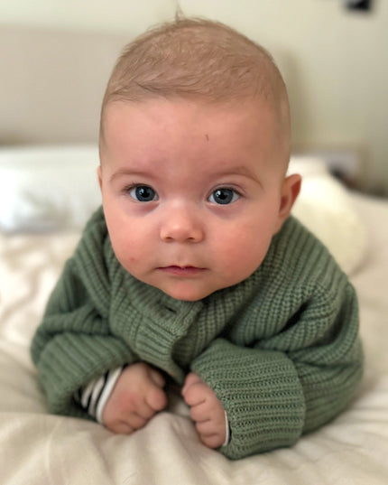 Gebreid Wollen Baby Vestje - Merinowol - Harper