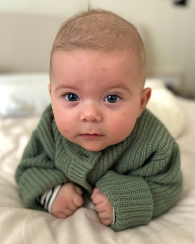 Gebreid Wollen Baby Vestje - Merinowol - Harper