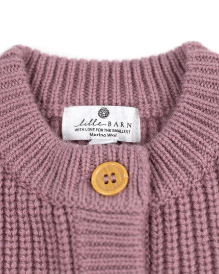 Gebreid Wollen Baby Vestje - Merinowol - Haze