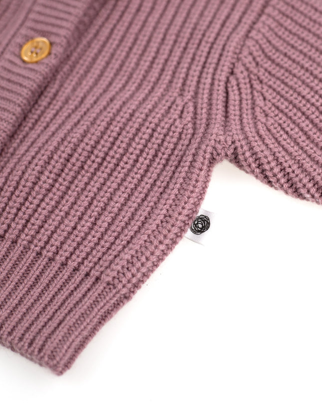 Gebreid Wollen Baby Vestje - Merinowol - Haze