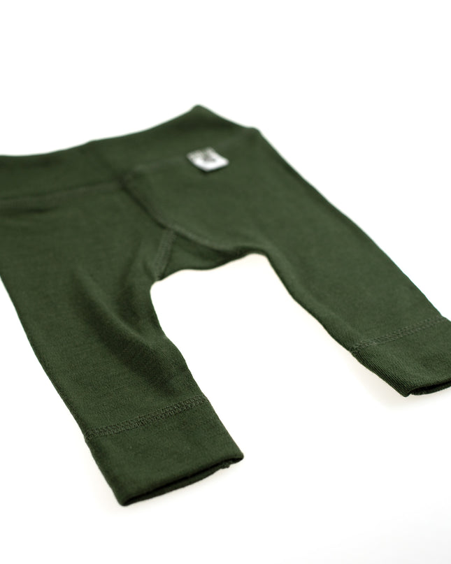 Wollen Baby- kinderbroek - Merinowol - Rifle Green