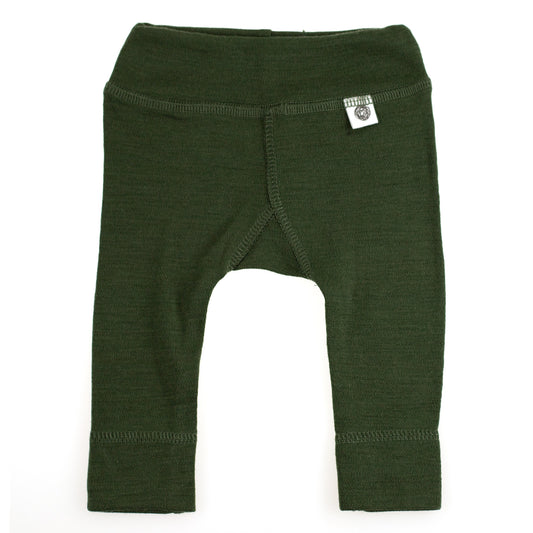 Wollen Baby- kinderbroek - Merinowol - Rifle Green