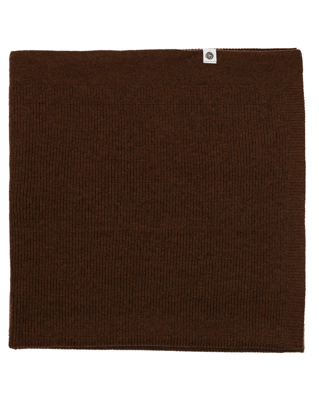 Wollen Babydeken / Kinderdeken Gebreid - Merinowol - Brunette
