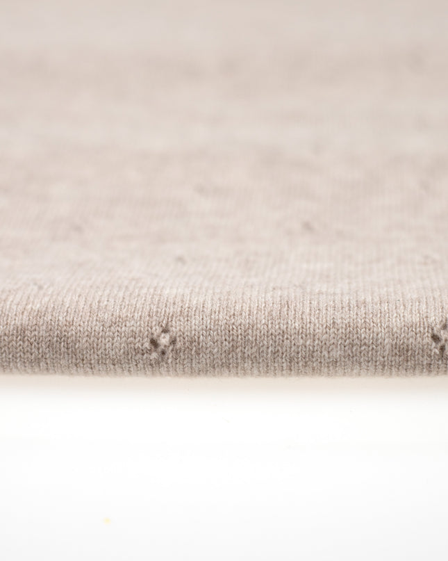 Wollen Babydeken / Kinderdeken  / Wikkeldeken - Pointelle Gebreid  - Merinowol - Garlic