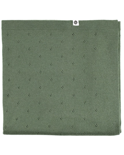 Wool Baby Blanket / Children's Blanket / Wrap Blanket - Pointelle Knitted - Merino Wool - Harper