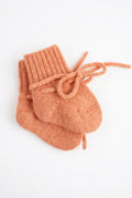 Wollen Baby sokjes / Newborn Sokjes - Merinowol - Peach Fuzz
