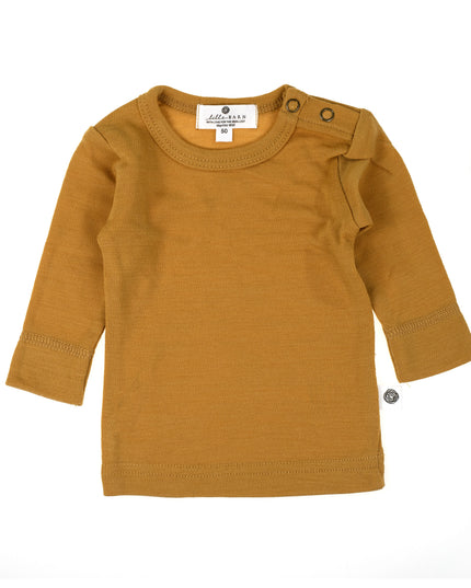 Wollen baby- kindertrui - Merinowol - Harvest Gold