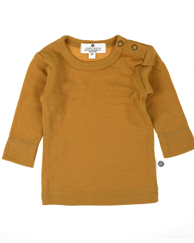 Wollen baby- kindertrui - Merinowol - Harvest Gold