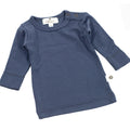 Wollen baby- kindertrui - Merinowol - Vintage Indigo