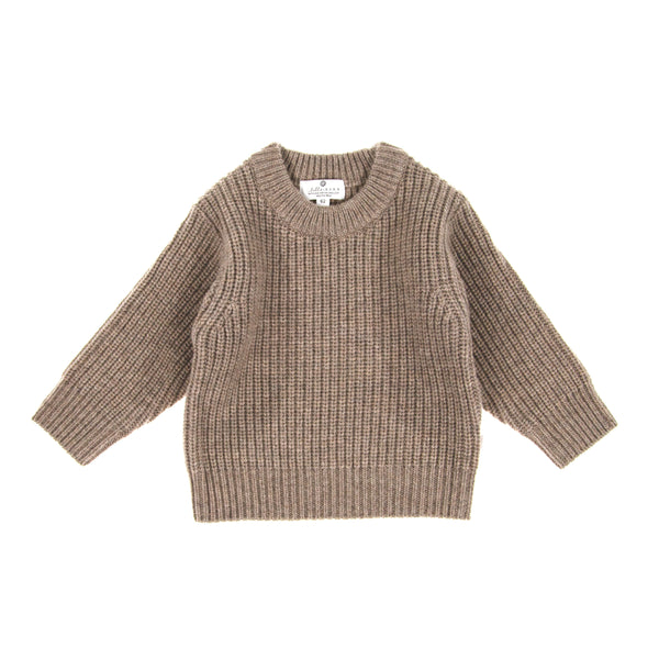 Gebreid Wollen Babytruitje - Merinowol - Cobble