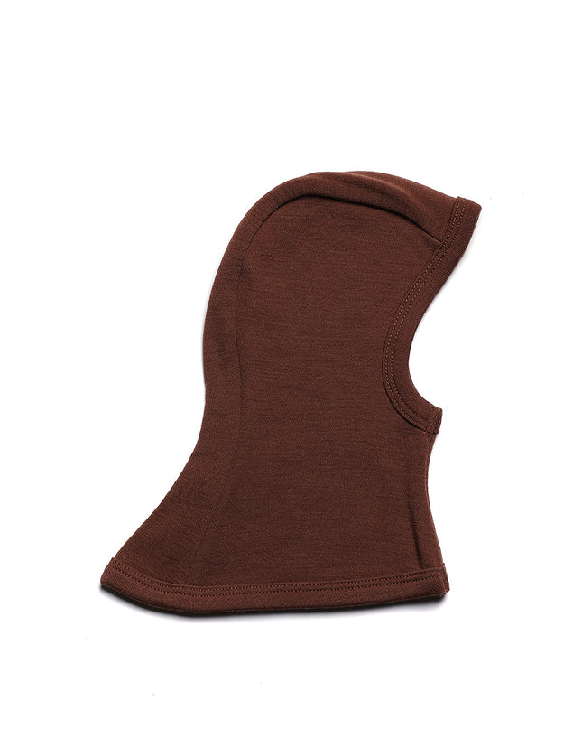 Wollen Kinder Balaclava / Bivakmuts - Cinnamon