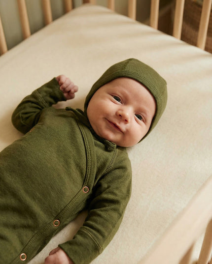 Wollen boxpakje / kruippakje – Merinowol - Fir Green