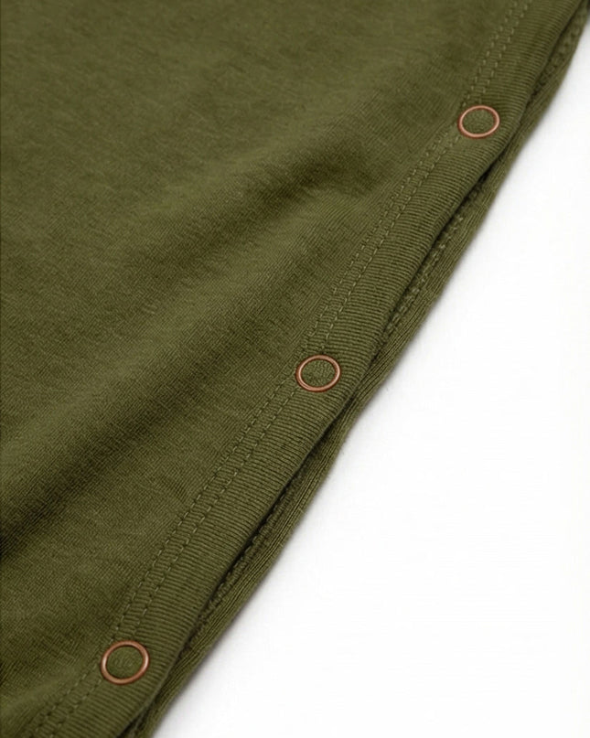 Wollen boxpakje / kruippakje – Merinowol - Fir Green