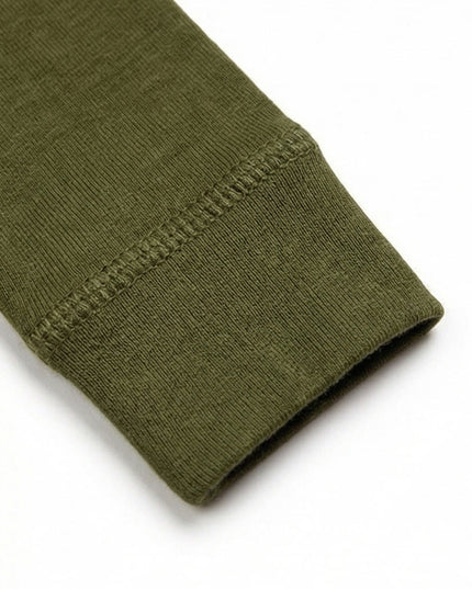 Wollen boxpakje / kruippakje – Merinowol - Fir Green