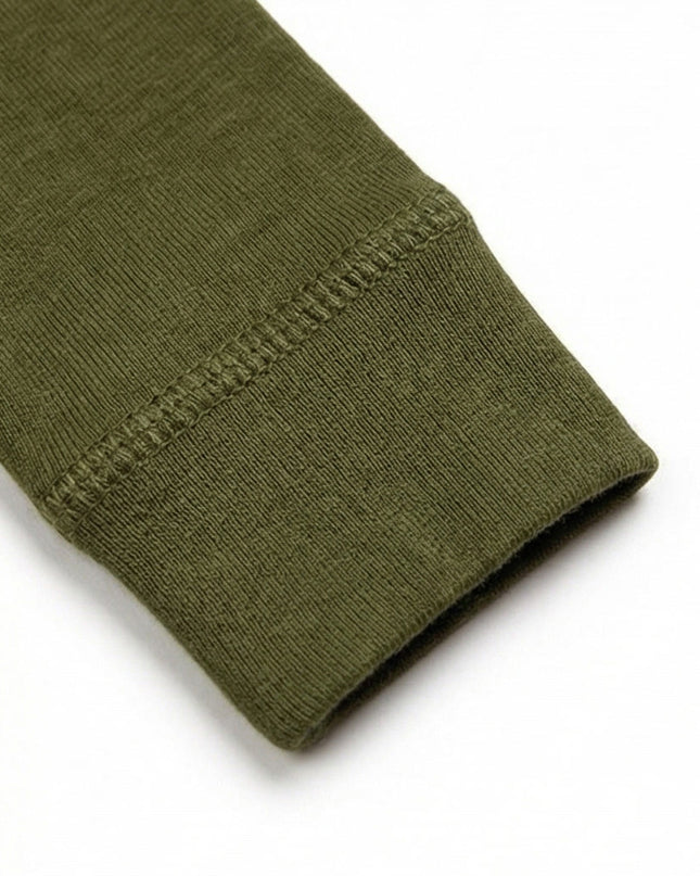 Wollen boxpakje / kruippakje – Merinowol - Fir Green