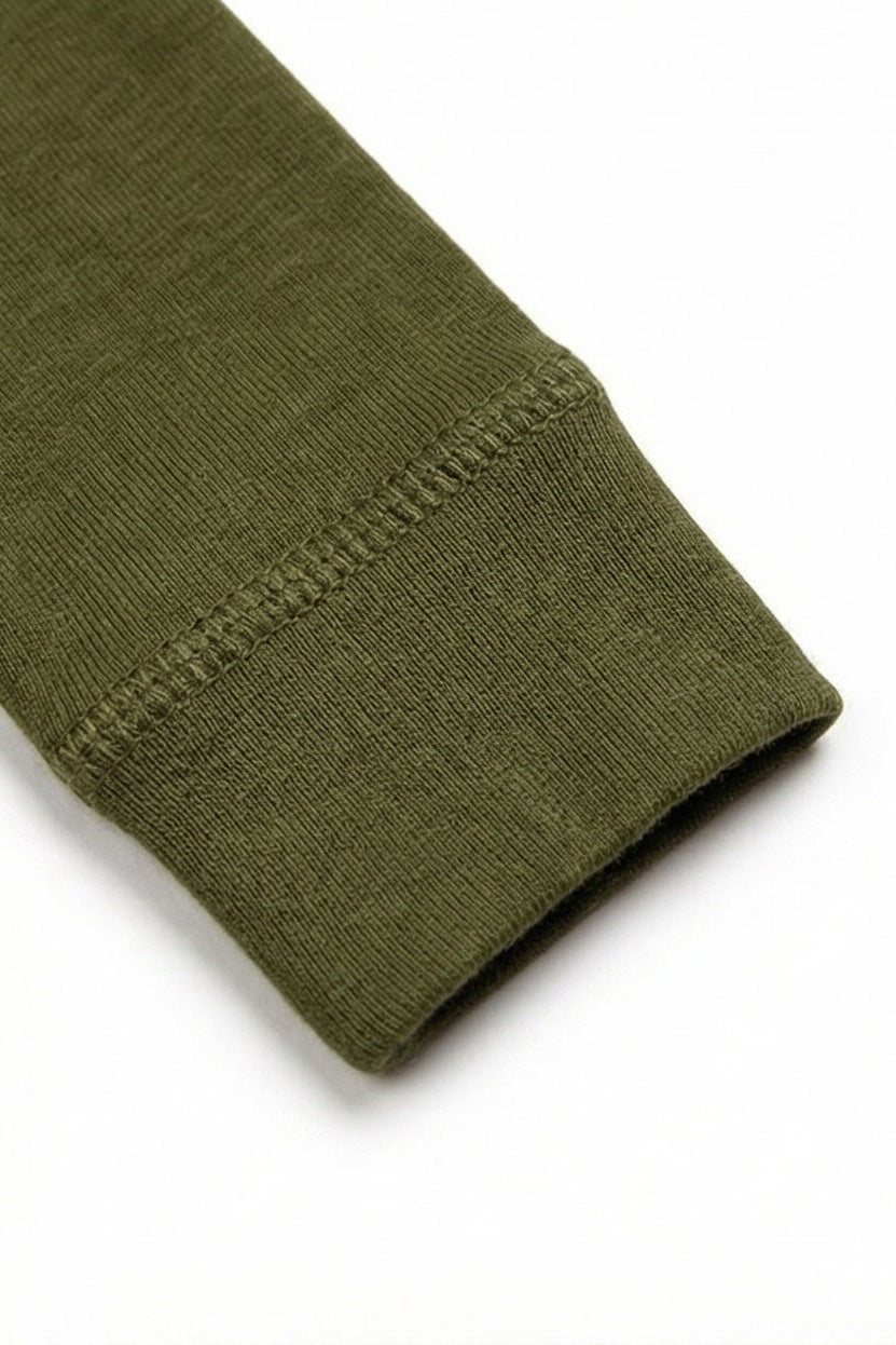 Wollen boxpakje / kruippakje – Merinowol - Fir Green