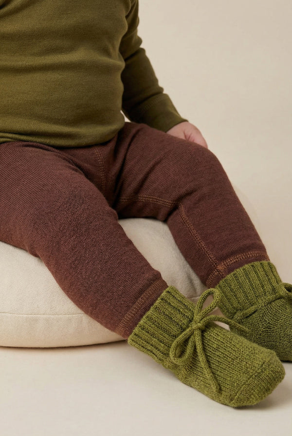 Wollen Baby- kinderbroek - Merinowol - Cinnamon