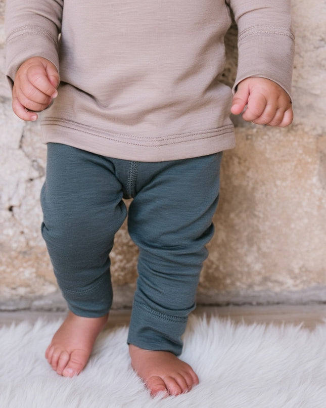 Wollen Baby- kinderbroek - Merinowol - Orion Blue