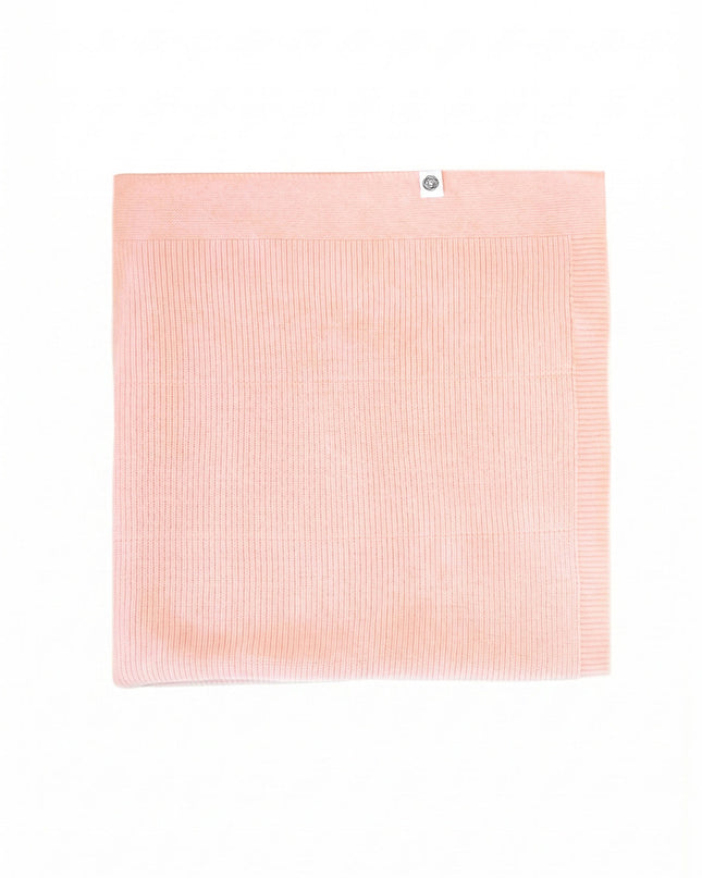 Couverture bébé / enfant en laine tricotée - Merinowol - Powder Puff