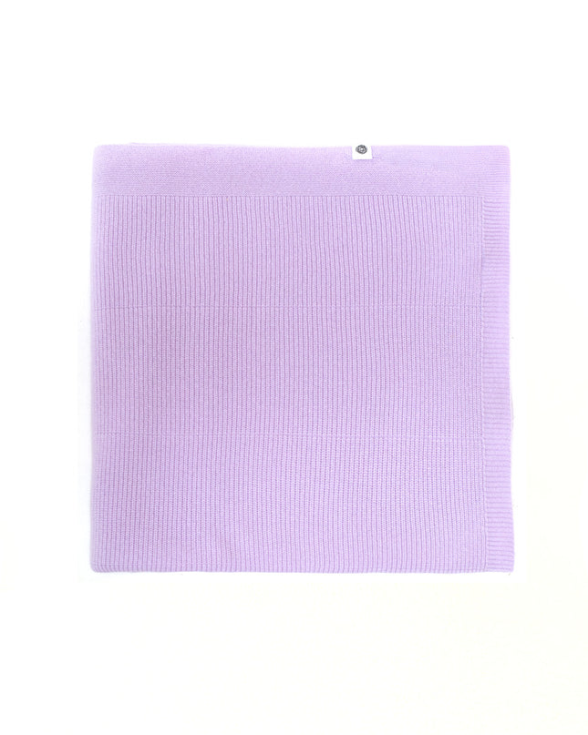 Couverture bébé / enfant en laine tricotée - Merinowol - Syringa