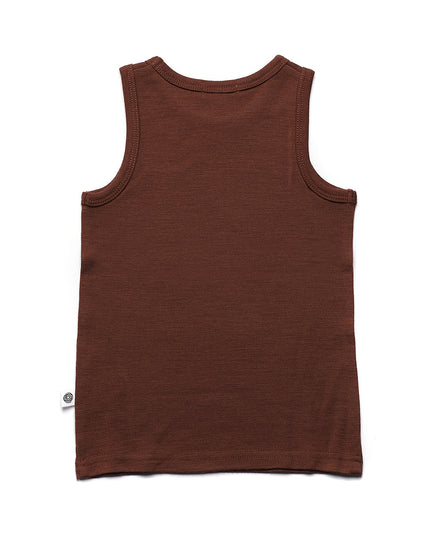 Children's woolen shirt - Merino wool - Cinnamon