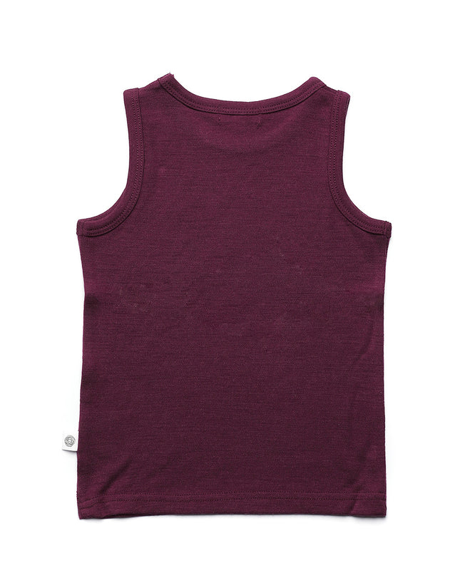 Children's woolen shirt - Merino wool - Fig