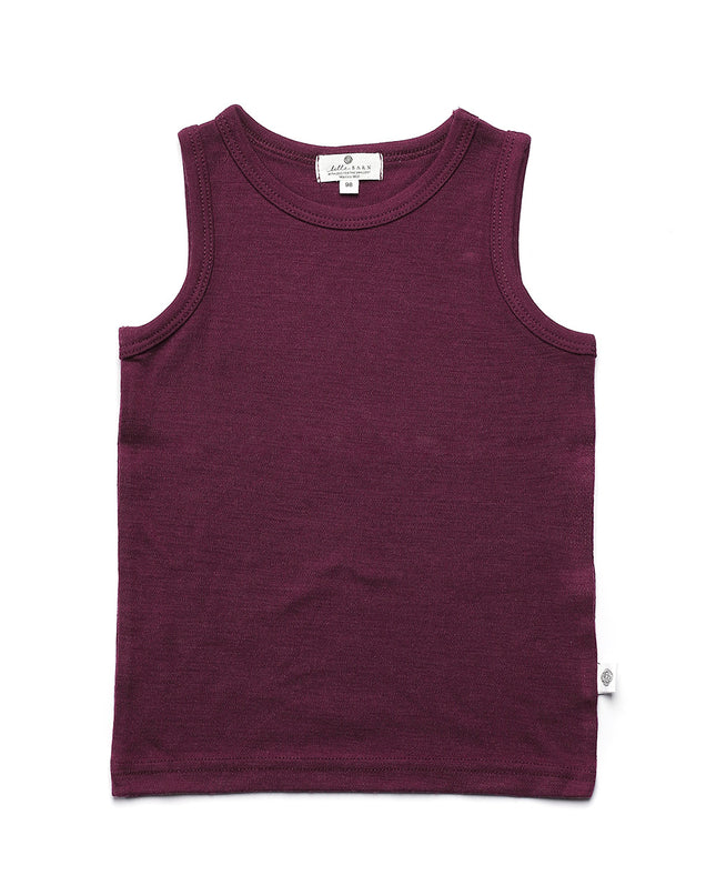 Children's woolen shirt - Merino wool - Fig