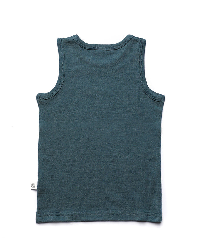 Children's woolen shirt - Merino wool - Orion Blue