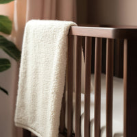 Wolldecke für Kinderbett 93 x 135 cm – Merinowolle – Natur
