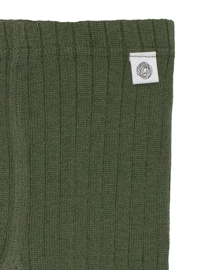 Woolen baby children's tights - Merino wool - Light Avocado