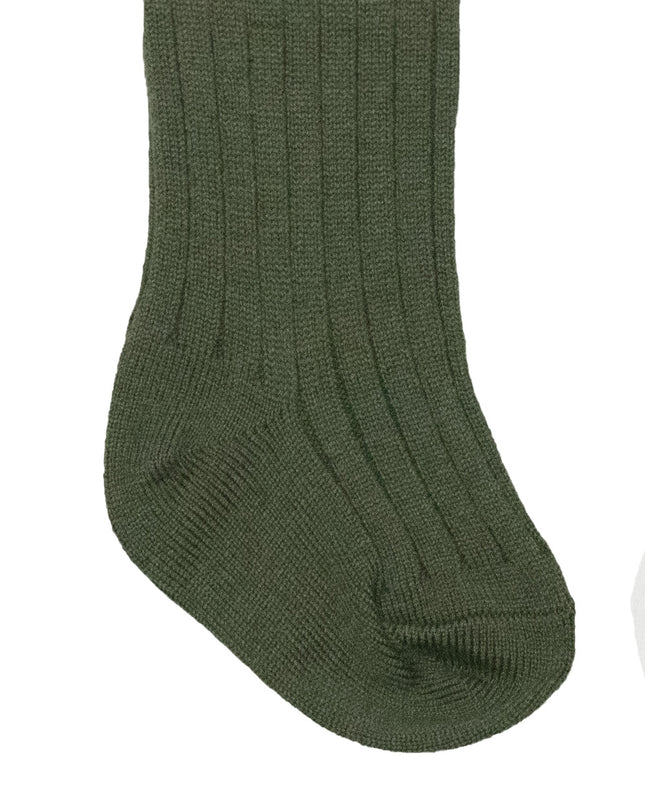 Wollen baby- kindermaillot - Merinowol - Light Avocado