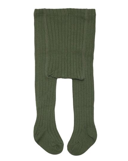 Woolen baby children's tights - Merino wool - Light Avocado