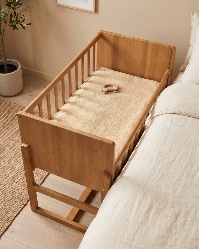 Ulden underlag / underdyne co-sleeper mandel – merinould – 50x90cm