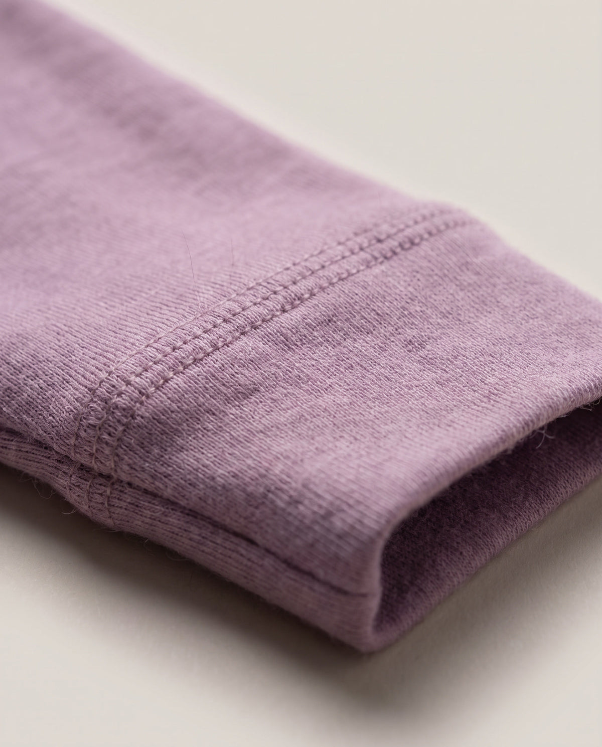 Barboteuse portefeuille manches longues – Merinowol – Lavender Mist