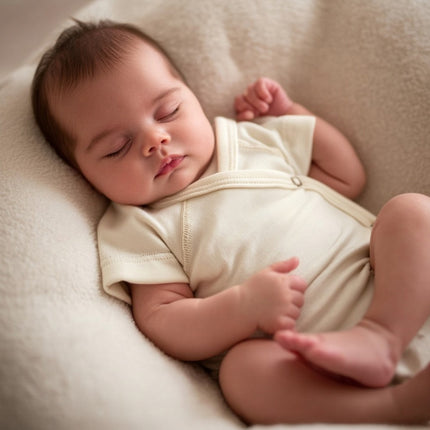 Collection image for: Short-sleeved wool rompers