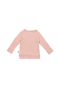 Baby wollen overslagtrui – Merinowol  - Misty Rose