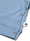 Baby wollen overslagtrui – Merinowol  - Blue Fog