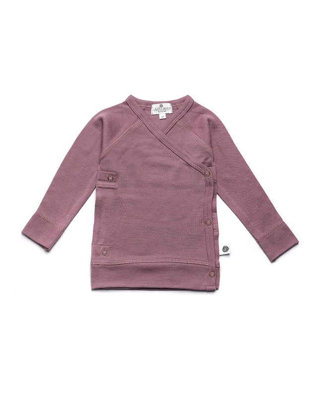 Baby wollen overslagtrui – Merinowol  - Grape Shake