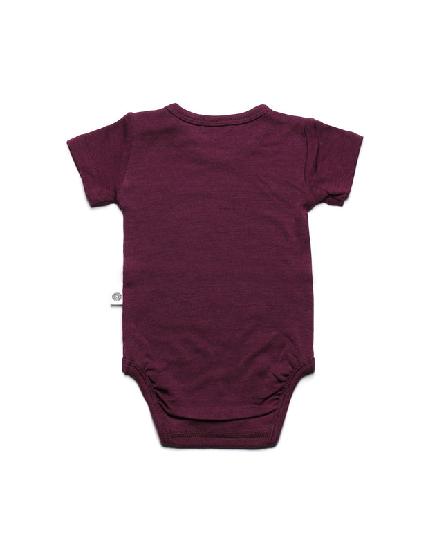 Merinwol romper korte mouwen - merinowol  - Fig