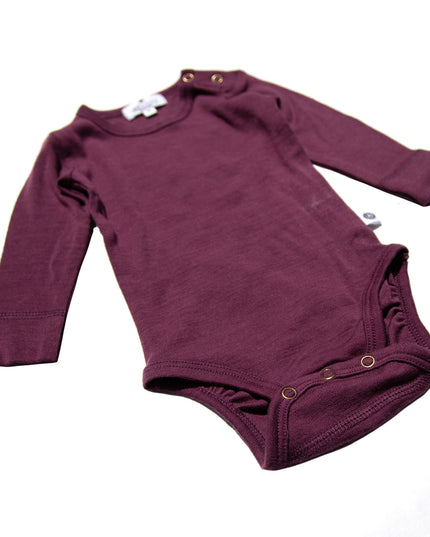 Wollen Romper lange mouw - Merinowol - Crushed Violets