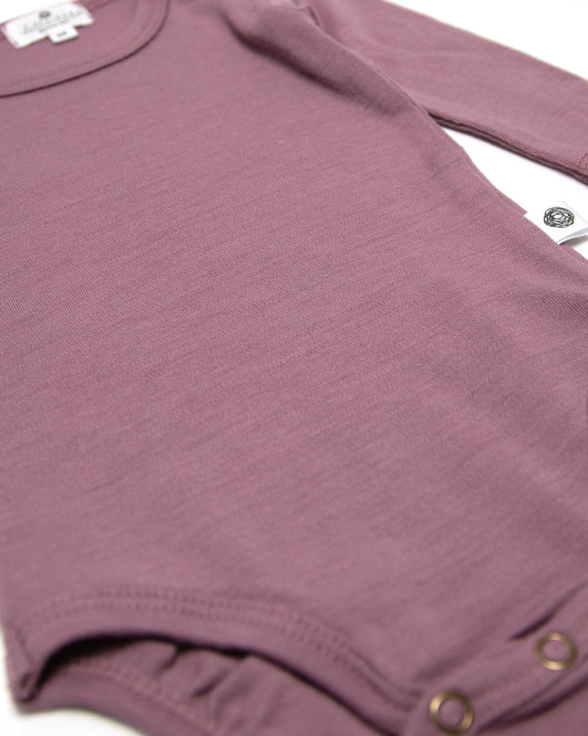 Wollen Romper lange mouwen - Merinowol - Grape shake