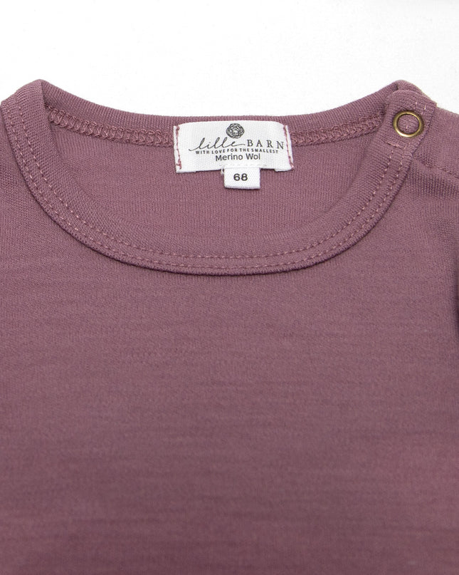 Wollen Romper lange mouwen - Merinowol - Grape shake