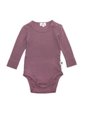 Wollen Romper lange mouwen - Merinowol - Grape shake