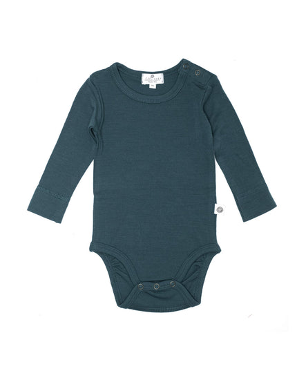 Wollen Romper lange mouwen - Merinowol - Orion Blue