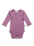Wollen Romper lange mouwen - Merinowol - Lavender Mist