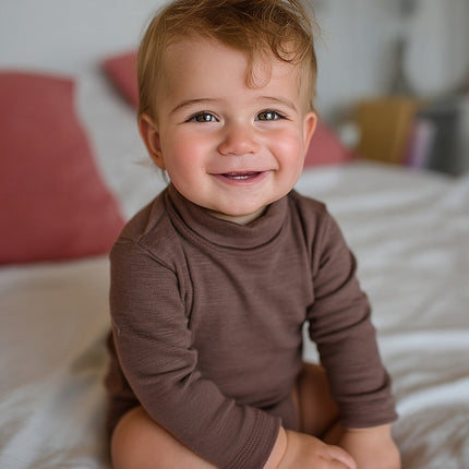 Collection image for: Woolen romper with turtleneck