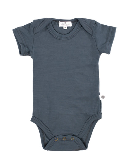 Wollen Romper korte mouwen – Merinowol - Stormy Weather - Lille Barn - With ♥ for the smallest