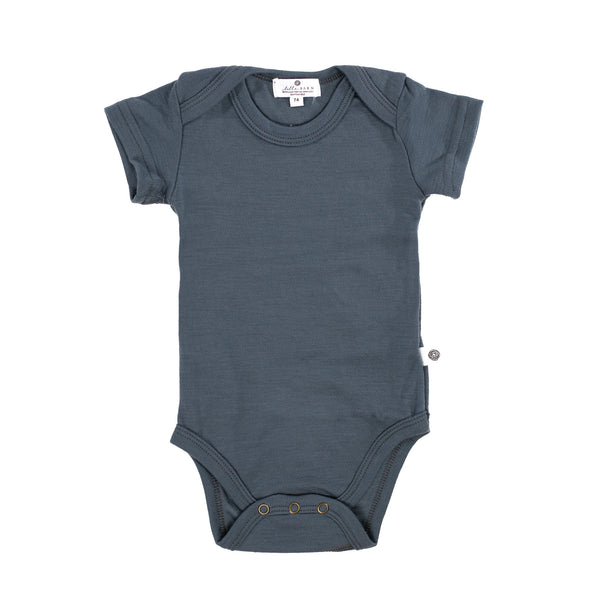 Wollen Romper korte mouwen – Merinowol - Stormy Weather
