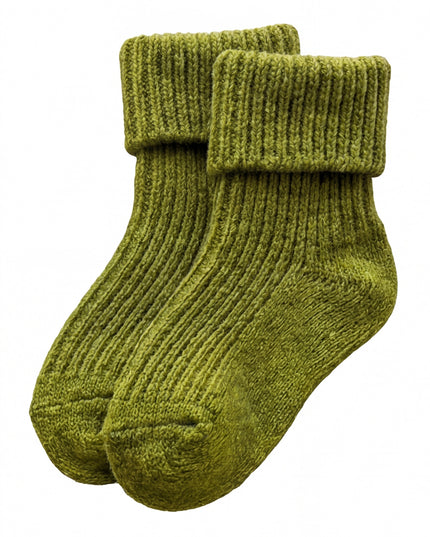 Wollbabysocken - Gurke