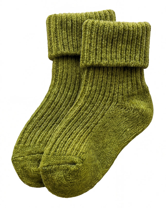 Wollbabysocken - Gurke